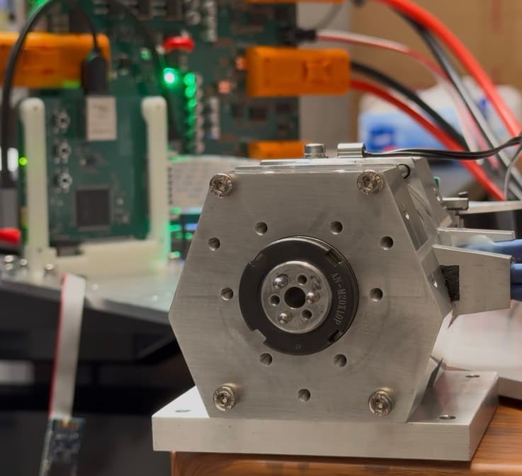 Vassar transverse-flux direct-drive motor prototype — no gearbox attached